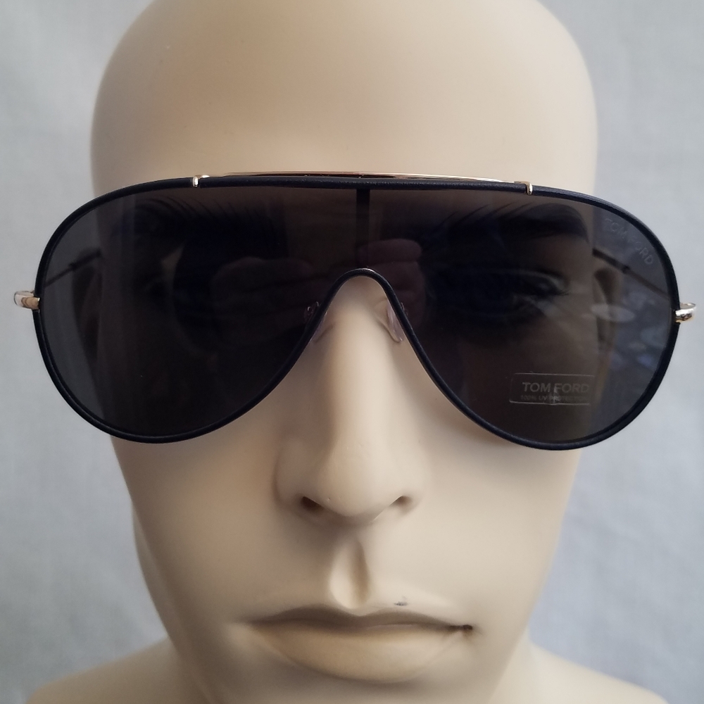 Tom Ford Black Aviator Sunglasses